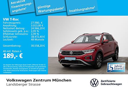 VW T-Roc Volkswagen 1.5 TSI MOVE LED Navi RearView ParkAssist