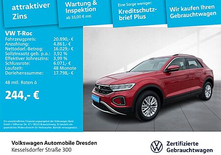 VW T-Roc Volkswagen 1.0 Life LED DAB Bluetooth