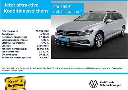 VW Passat Variant Volkswagen 2.0 TDI Business AHK PANO LED ACC