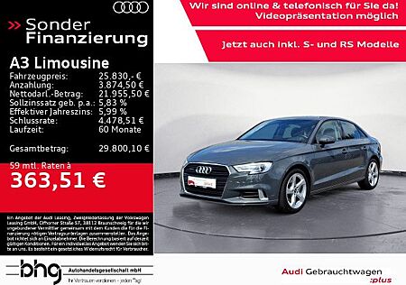 Audi A3 Limousine 40 TFSI quattro S tronic sport AHK