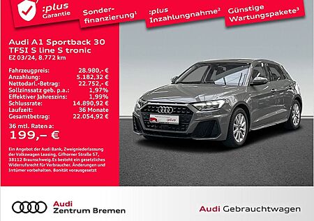 Audi A1 Sportback 30 TFSI S line S tronic UPE37 PDC