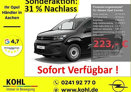Opel Combo E Cargo Edition 1.5 D 100PS Navi Klima PDC