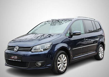 VW Touran Volkswagen Highline 7 Sitze Leder Navi Scheckheft