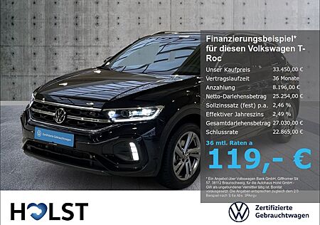 VW T-Roc Volkswagen 1.5TSI DSG R-Line AHK RüFaKa GJR LED Disco
