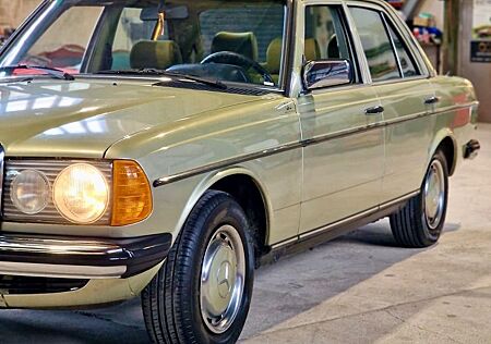 Mercedes-Benz 230 230E W123 4-Gang Hand Klima SAD distelgrün!