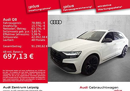 Audi Q8 gebraucht kaufen Audi Q8 50 TDI q. Comp.+ *HD-Matrix*AHK*Nachtsicht*