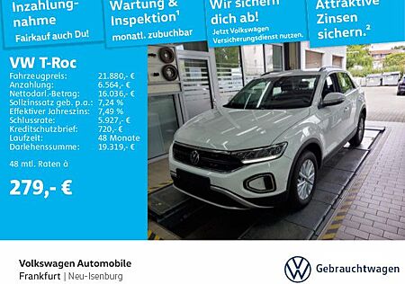VW T-Roc Volkswagen 2.0 TDI Life Rückfahrkamera Spurhalteassis