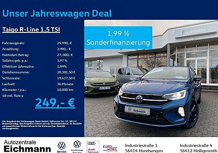 VW Taigo Volkswagen R-Line 1.5 TSI+DSG+MATRIX-LED+NAVI-PRO+RFK
