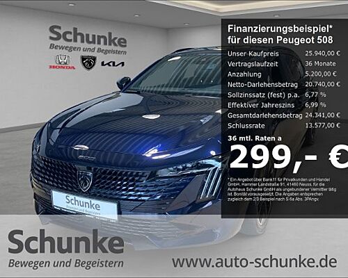 Peugeot 508 SW GT Sportpaket Navi Soundsystem Nachtsicht