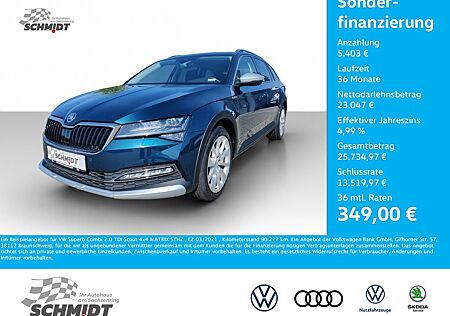 Skoda Superb Combi 2.0 TDI Scout 4x4 MATRIX STHZ