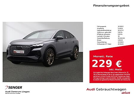 Audi Q4 e-tron Sportback 40 MMI Matrix HUD S line
