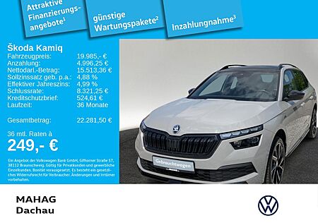 Skoda Kamiq Monte Carlo 1.5 TSI LED Navi Pano PDC DSG