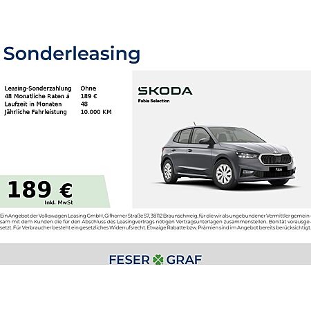 Skoda Fabia leasen
