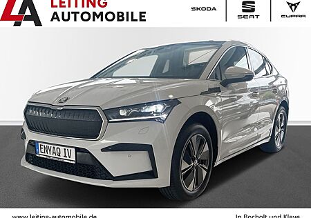 Skoda Enyaq iV COUPE 85 LOFT AHK NAVI TEILLEDER LED AC