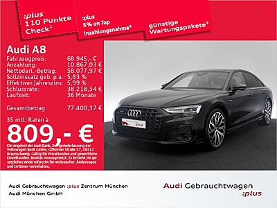 Audi A8 50 TDI qu. S line Pano/StdHzg/RSR/21"Zoll