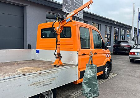 VW Crafter gebraucht kaufen VW Crafter Volkswagen 50 PRITSCHE DoKa LADEKRAN AHK STANDHZG