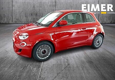 Fiat 500E Red Android Auto/AppleCarPlay