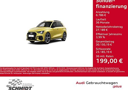 Audi A3 Sportback 30 TFSI S Line AHK OPTIK VIRTUAL+
