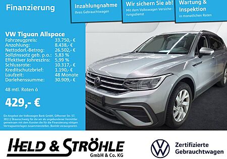 VW Tiguan Allspace Volkswagen Life 1.5 TSI DSG LED NAV AHK 7S