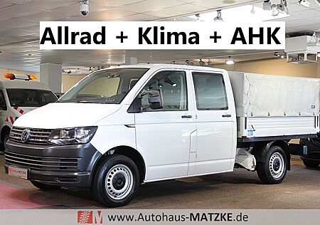 VW T6 Transporter Volkswagen T6 2.0TDI Pritsche Doka 4x4 4Motion AHK Klima