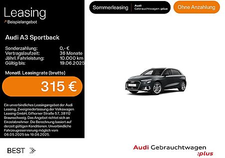 Audi A3 Sportback 40 TFSIe advanced*LED*AHK*VIRTUAL*N