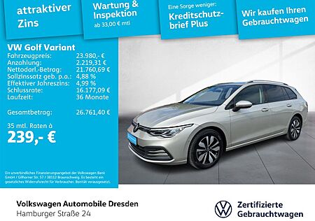 VW Golf Volkswagen VIII Variant 1.0 eTSI LED NAVI ACC APP PDC