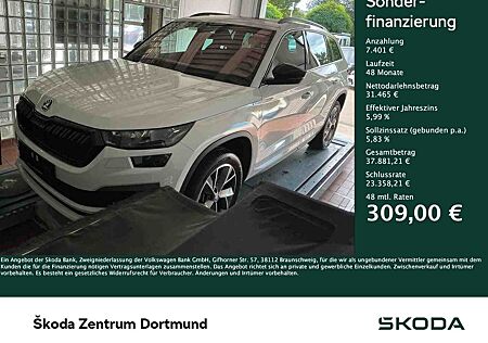 Skoda Kodiaq gebraucht kaufen Skoda Kodiaq 2.0 SPORTLINE 4X4 STANDHZ. PANO LM19 NAVI