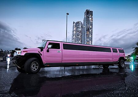 Hummer H2 Stretchlimousine Limousine Stretch Pink 10m