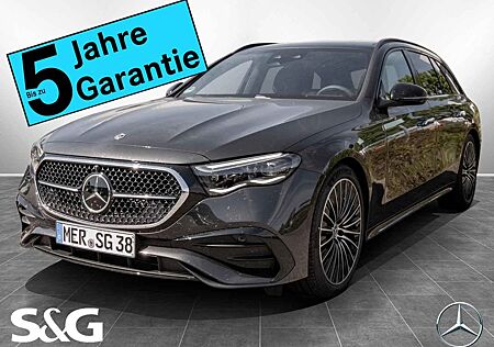 Mercedes-Benz E 220 d T AMG MBUX+360°+Pano+AHK+20+Night+Distr