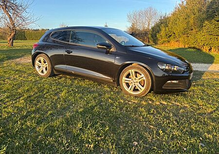 VW Scirocco Volkswagen 2.0 TDI 125kW, Schwarz,Leder