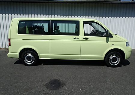 VW T5 Transporter Volkswagen Lang mit Rampe Klima AHK 9 Sitze