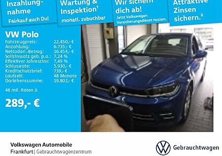 VW Polo Volkswagen 1.0 TSI DSG Style Navi ACC LaneAssist