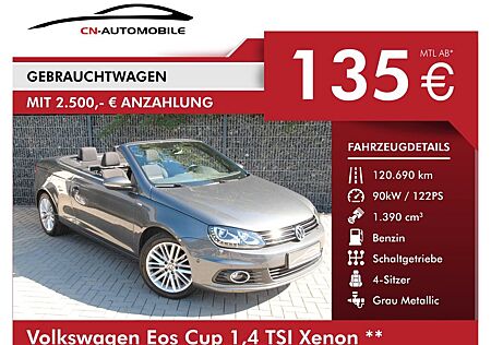 VW Eos Volkswagen Cup 1,4 TSI Xenon #RATE ab 135,-€/Monat