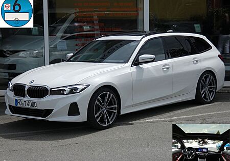 BMW 318i Touring Leder rot Panorama H&K LED Kam. AHK