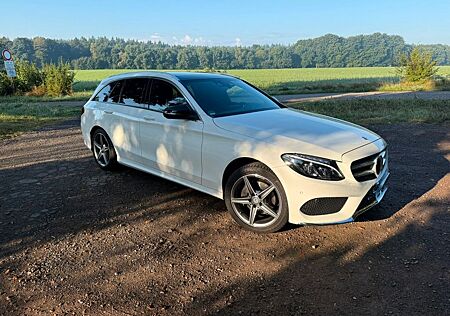 Mercedes-Benz C 220 C 220d T AMG-Line*PANO/AHK/Leder/Navi/Distronic*