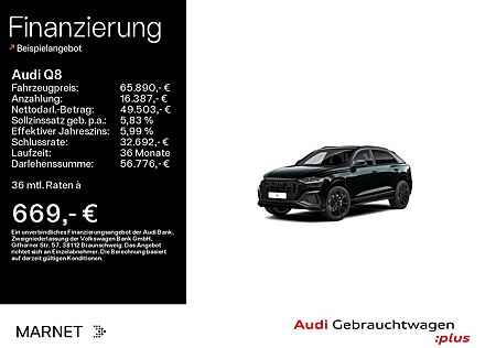 Audi Q8 50 TDI quattro S line*Navi*Matrix*HUD*B&O*AHK