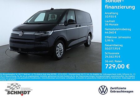 VW T7 Multivan Volkswagen 1.4 TSI eHybrid Style lang MATRIX