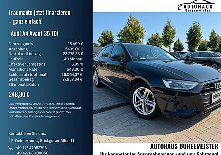 Audi A4 Avant 35 TDI *Herst-Garantie*ACC*Leder*PDC*