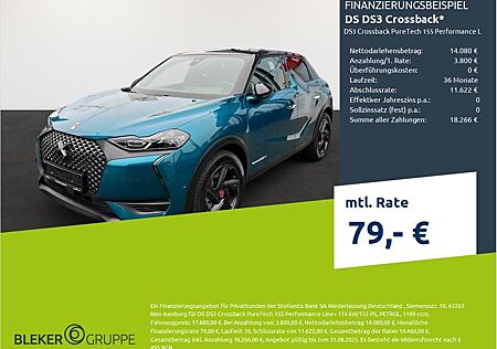 DS Automobiles DS3 Crossback PureTech 155 Performance Line+