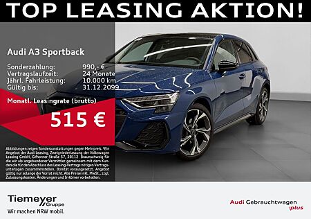 Audi A3 Sportback 30 TFSI S LINE PANO LED ASSIST LM18