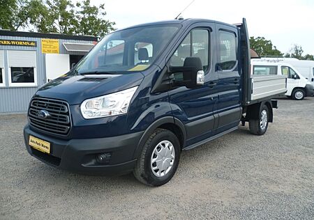 Ford Transit Pritsche Breit L2 DoKa 7-Sitze Klima AHK