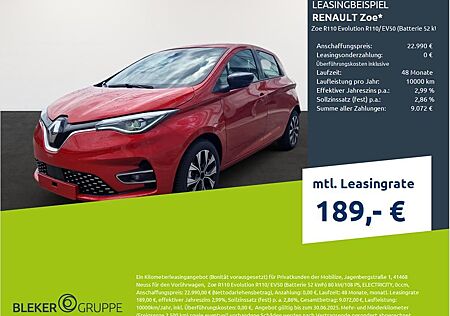 Renault ZOE R110 Evolution R110/ EV50 (Batterie 52 kWh)