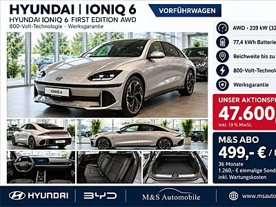 Hyundai IONIQ 6 4WD First Edition °800 V Technik°