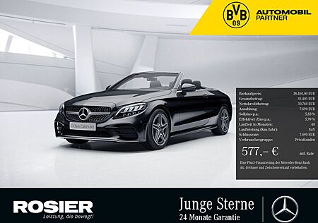 Mercedes-Benz C 180 Cabrio AMG LED Navi Kamera Spurh.-Ass. Tot