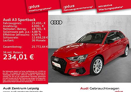 Audi A3 Sportback 40 TFSIe advanced *Sitzhzg.*Connect