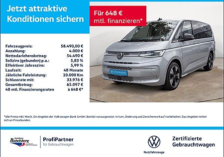 VW T7 Multivan Volkswagen 2.0TDI DSG LR LED NAVI AHK STANDH