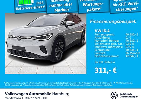 VW ID.4 Volkswagen Pro Performance Navi Wärmep. AHK ACC 360°