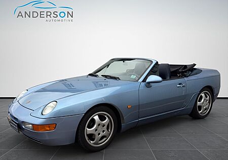 Porsche 968 Cabrio Schaltung Leder blau/blau Scheckheft