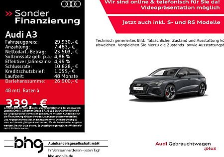 Audi A3 45 TFSIe Sportback S tronic S line
