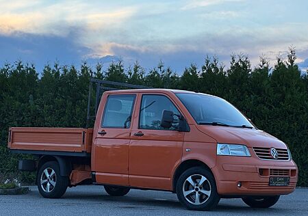 VW T5 Transporter Volkswagen 2.5TDI Pritsche Doppelkabine-4x4
